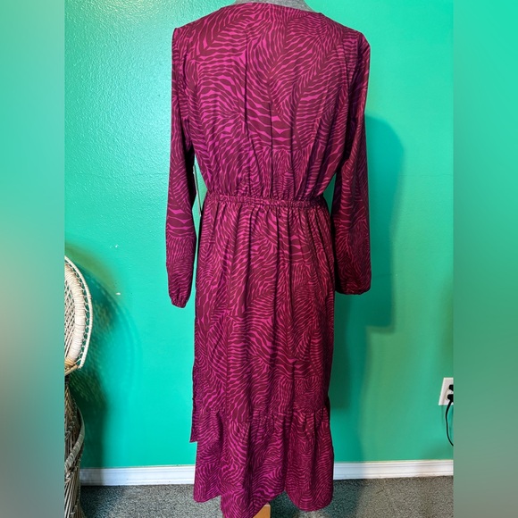 MOTT50 Casual Pink Zebra Print Dress - Picture 5 of 5